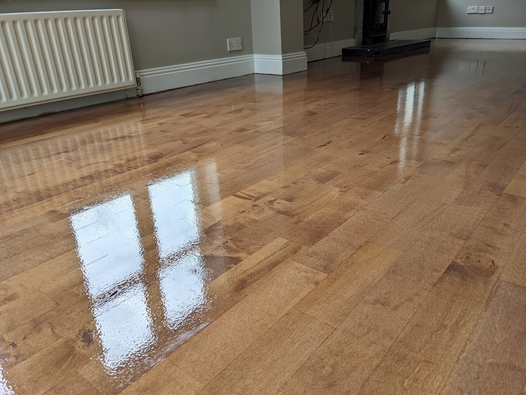 Parquet rinnovato dopo la lavorazione